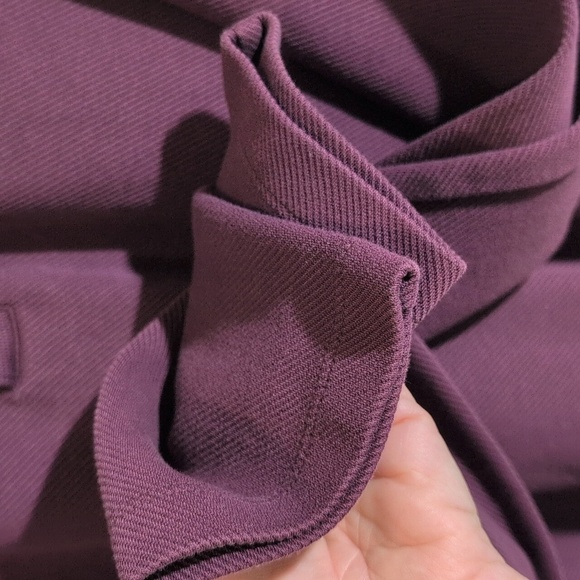 DKNY 1/4 Zip Mock Neck Long Sleeve Pullover Sweater Men Small Burgundy - Picture 5 of 10